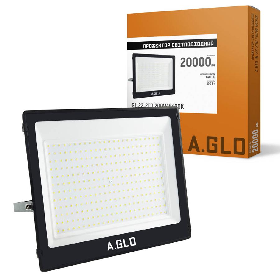 Прожектор світлодіодний A.GLO GL-22-200 200W 6400K